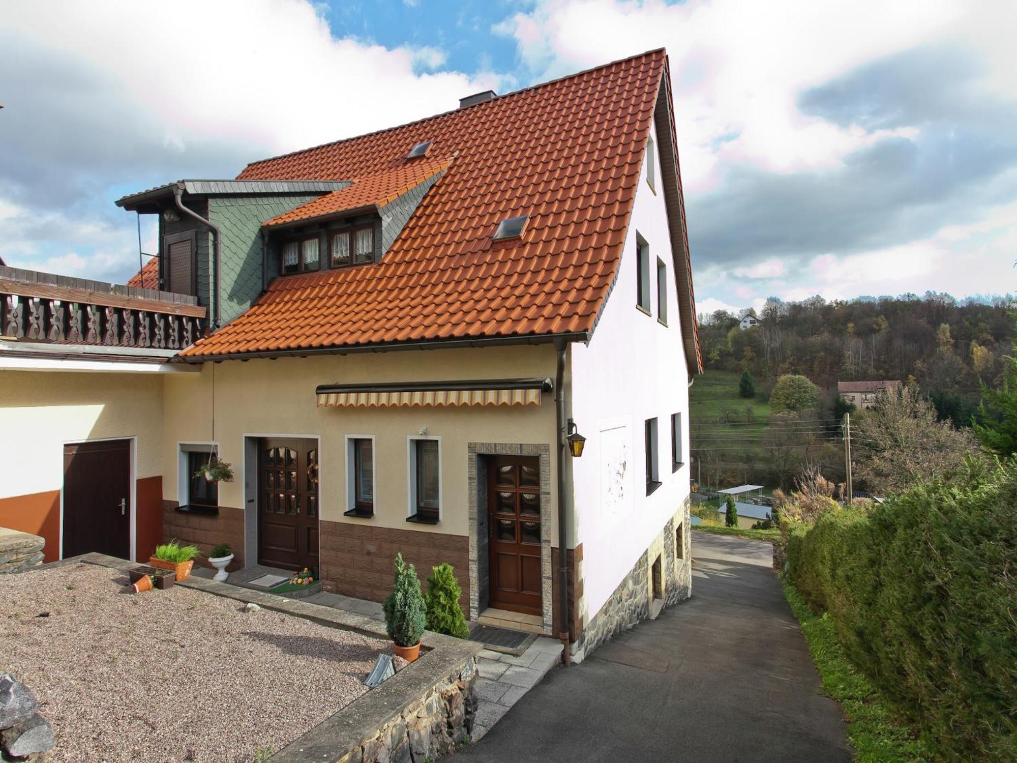 Lovely Holiday Home In The Thuringian Forest With Roof Terrace And Great View Bad Liebenstein Εξωτερικό φωτογραφία