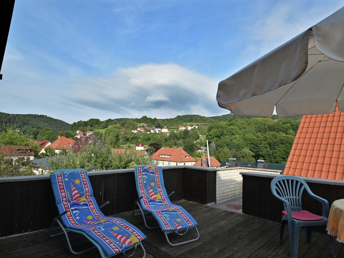 Lovely Holiday Home In The Thuringian Forest With Roof Terrace And Great View Bad Liebenstein Εξωτερικό φωτογραφία